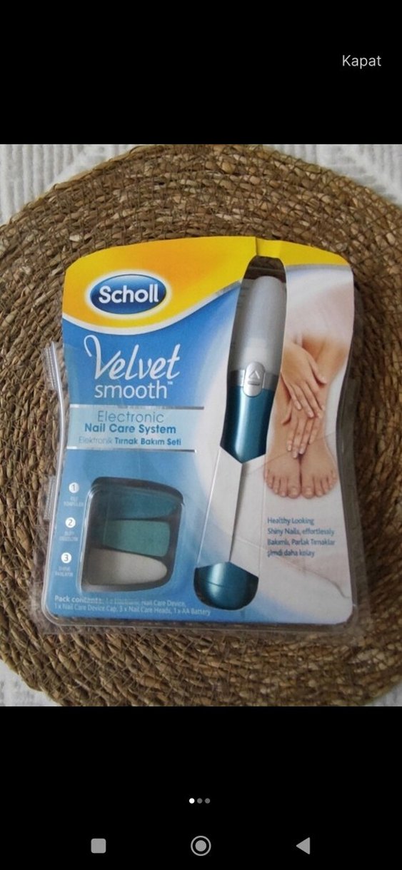 Scholl Mavi Elektronik Tırnak Bakım Seti - Görsel 4