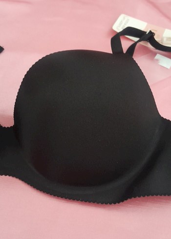 Siyah sütyen Minimalist Lazer kesim - Görsel 6