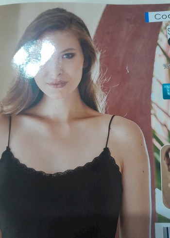 Siyah İnce Askılı Kadın Bralet M beden - Görsel 2