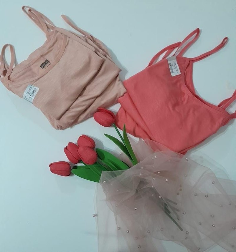 Pudra Rengi İnce Askılı Kadın Atlet L Berrak - Görsel 2