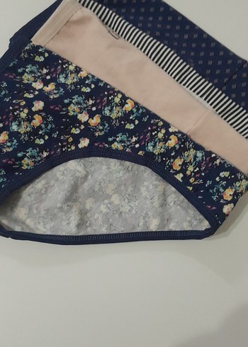 Desenli Kadın Külot Seti XL Koza - Görsel 2