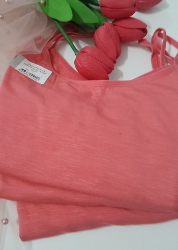 Narçiceği İnce Askılı kadın  atlet Berrak L beden - Görsel 3