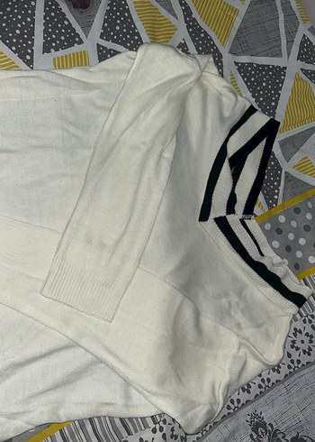 İnce triko bej bluz - Görsel 4