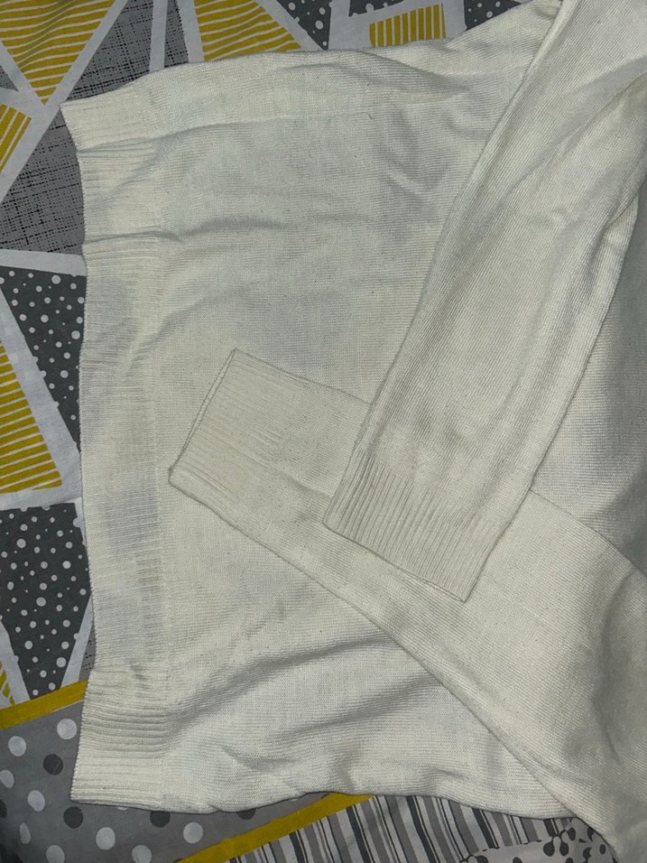 İnce triko bej bluz - Görsel 5