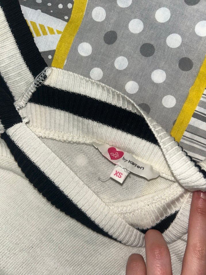 İnce triko bej bluz - Görsel 2