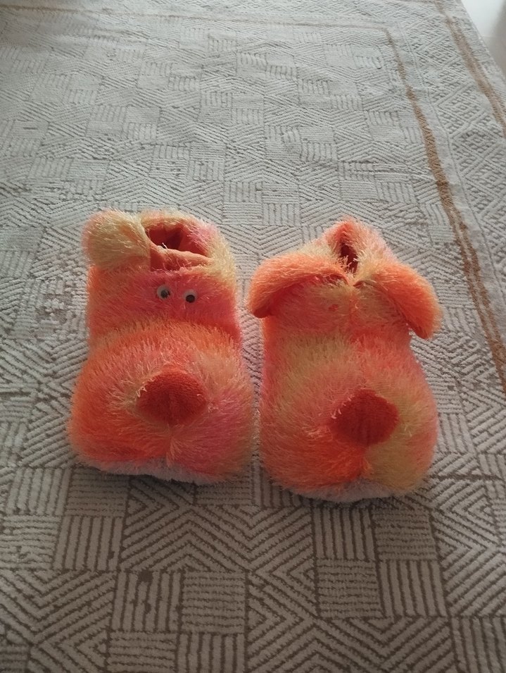 Peluş Köpek Figürlü Ev Pandufu - Görsel 2