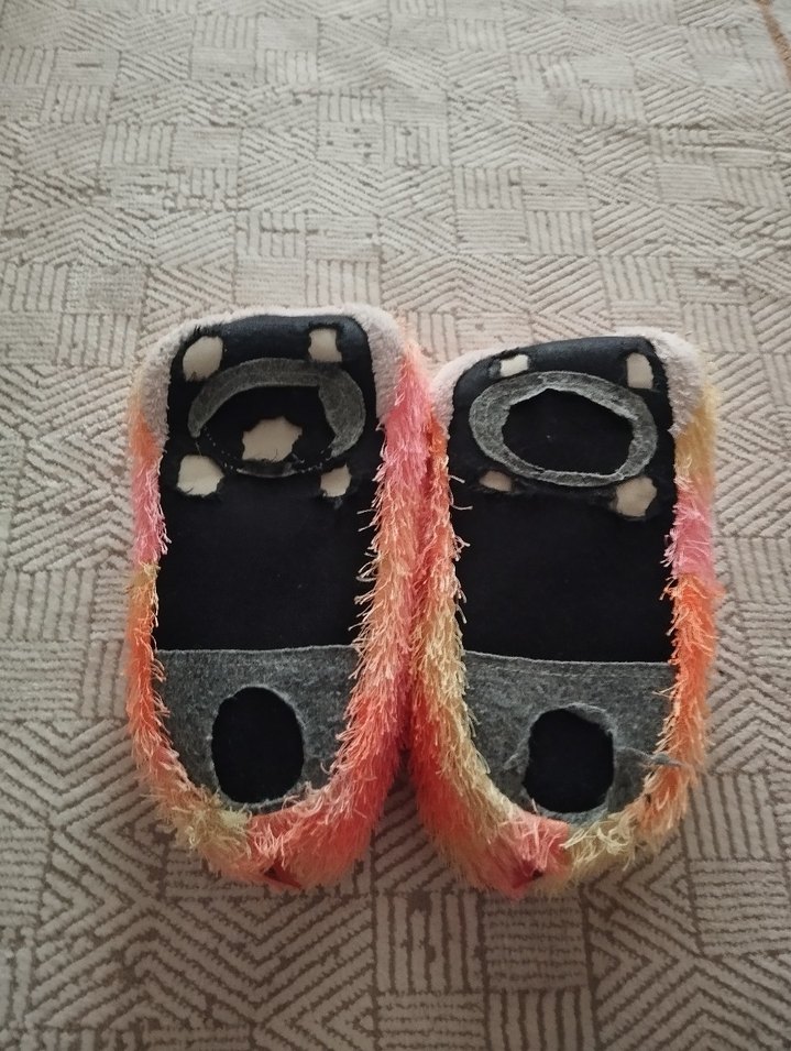 Peluş Köpek Figürlü Ev Pandufu - Görsel 4