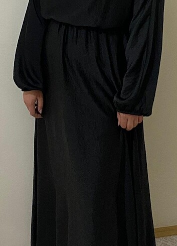 xl Beden siyah Renk özel gün tesettür elbise