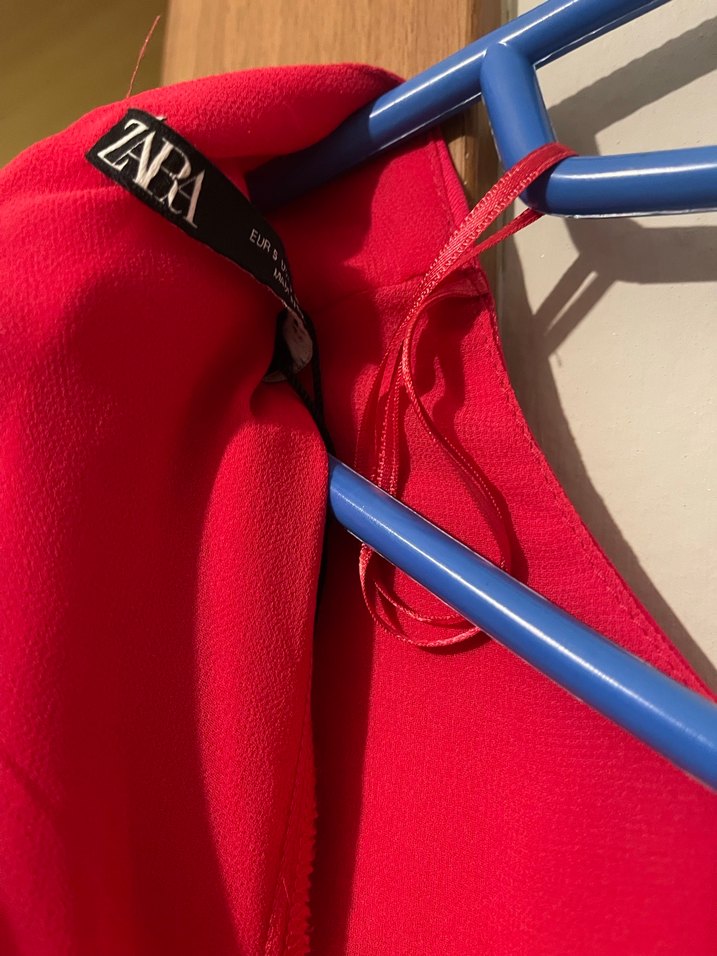 Sırt dekolte gömlek bluz - Görsel 3