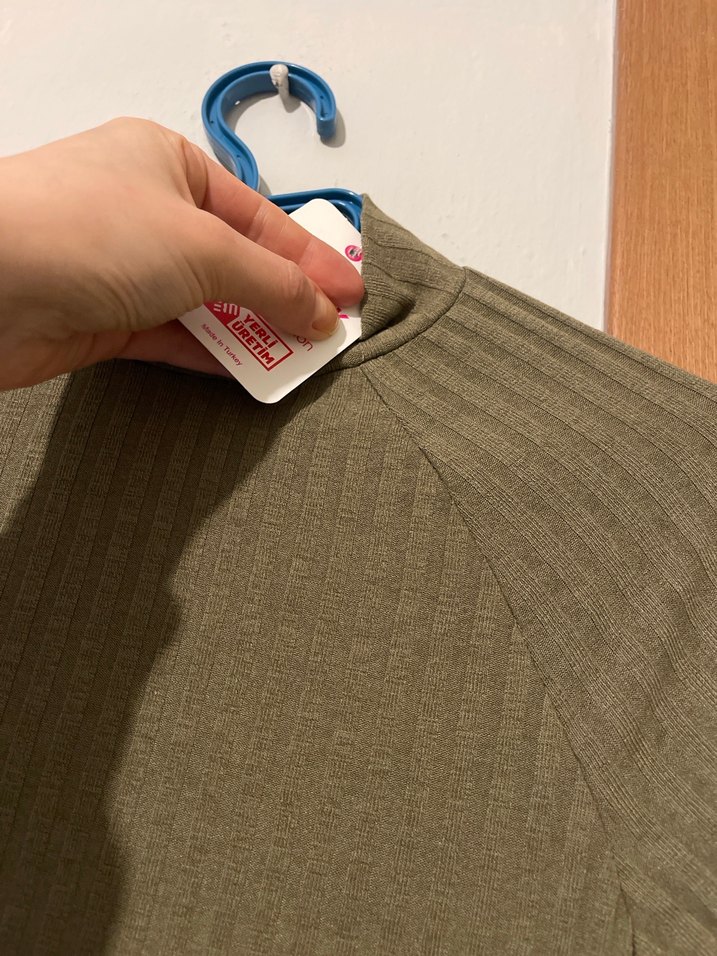 Uzun Triko Kadın Elbise - Görsel 4