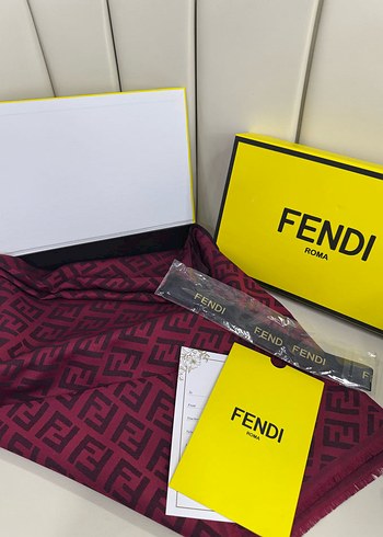 Beden Fendi kaşmir ipek şal