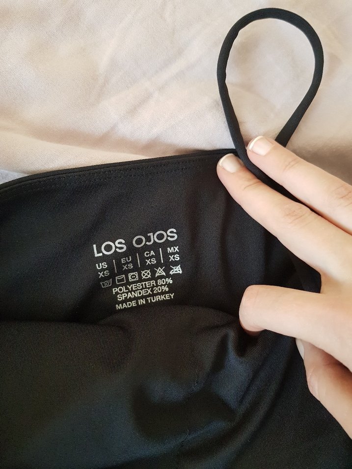 Siyah los ojos Bralet - Görsel 2