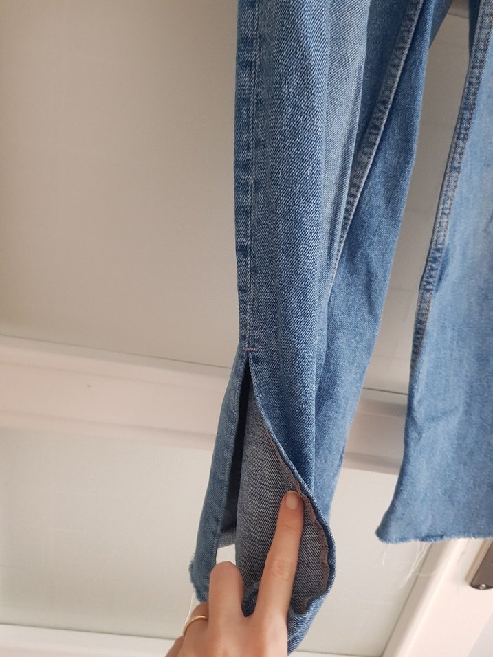 Bershka Vintage Denim Pantolon - Görsel 3