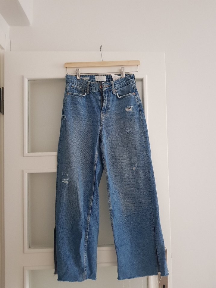 Bershka Vintage Denim Pantolon - Görsel 2