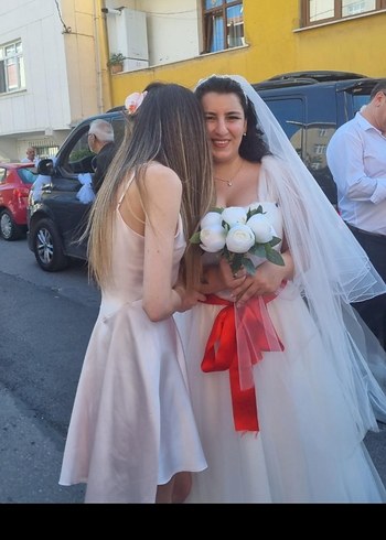 Zara Mini halter yaka Elbise - Görsel 13