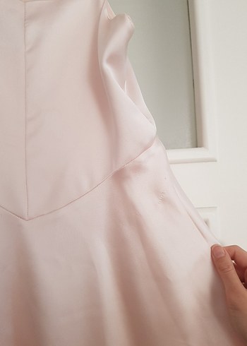 Zara Mini halter yaka Elbise - Görsel 9