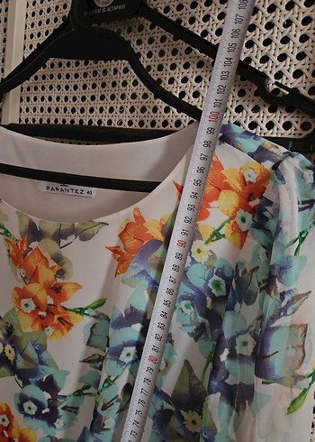 Çiçek Desenli Midi Bohem Elbise - Görsel 5