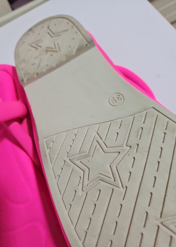 Pembe Taşlı Topuklu Kadın Sandalet - Görsel 3