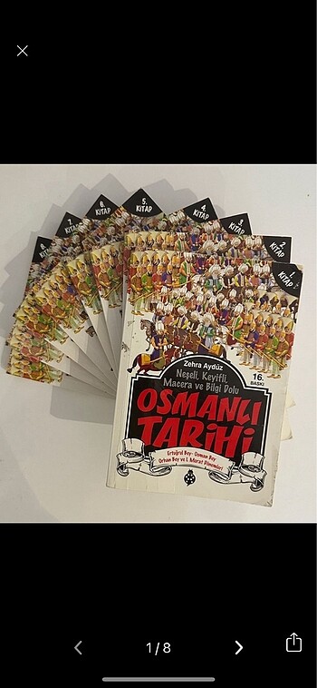 Çocuklar İçin Osmanlı Tarihi 8li Kitap Set