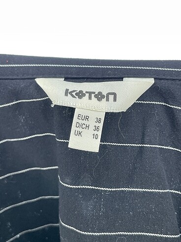 38 Beden siyah Renk Koton Gömlek %70 İndirimli.
