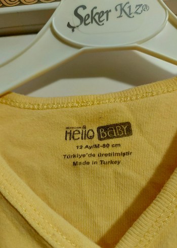 Sarı Bebek Hırka - Görsel 4