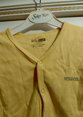 Sarı Bebek Hırka - Görsel 3