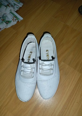 Diğer Beyaz Bağcıklı Kadın Sneakers