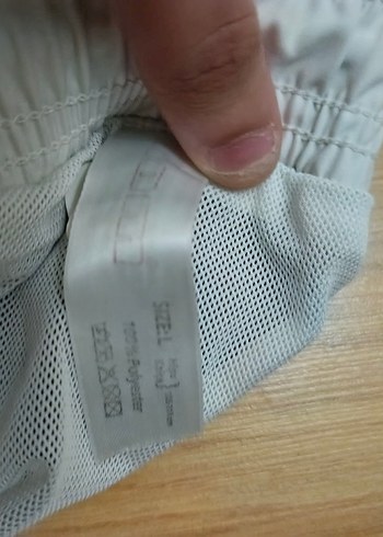 Erkek Lacivert Spor Mini Şort Fermuarlı - Görsel 3