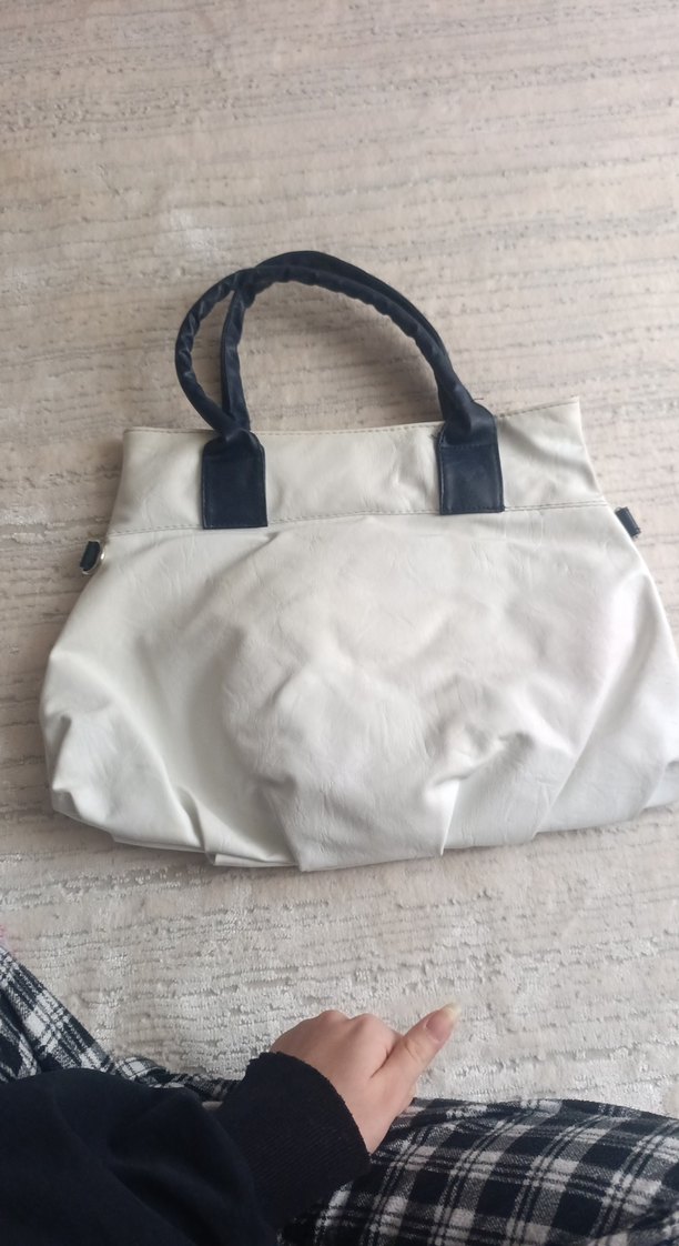 Beyaz Fırfırlı vintage Kadın Çanta - Görsel 2
