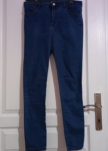 Lacivert Kadın Denim Jean
