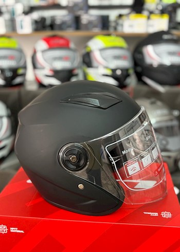 Diger Siyah Mat Biker Kask - Görsel 2