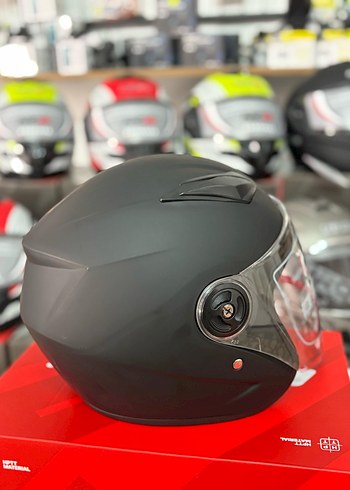 Diger Siyah Mat Biker Kask - Görsel 3