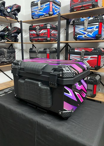 REXX MOTOSİKLET ÇANTASI PEMBE - Görsel 4