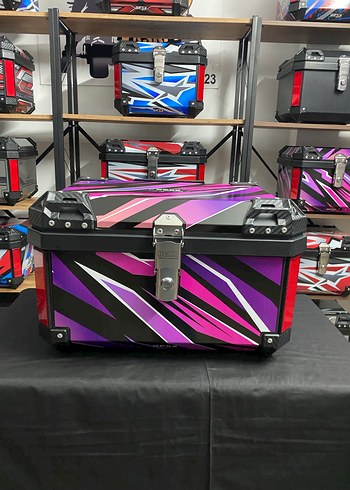 REXX MOTOSİKLET ÇANTASI PEMBE - Görsel 2