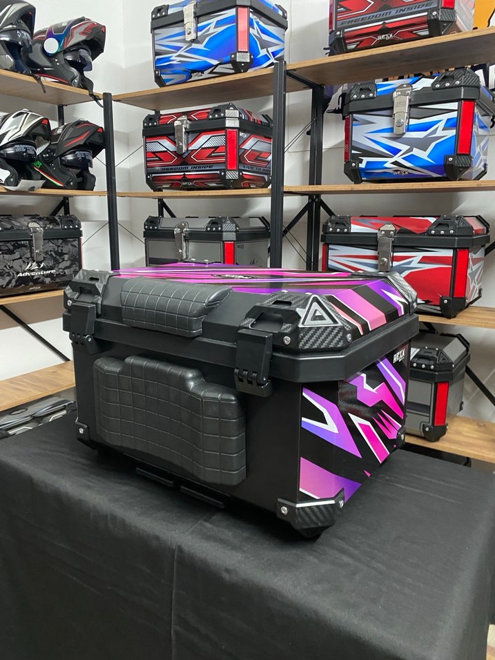 REXX MOTOSİKLET ÇANTASI PEMBE - Görsel 4