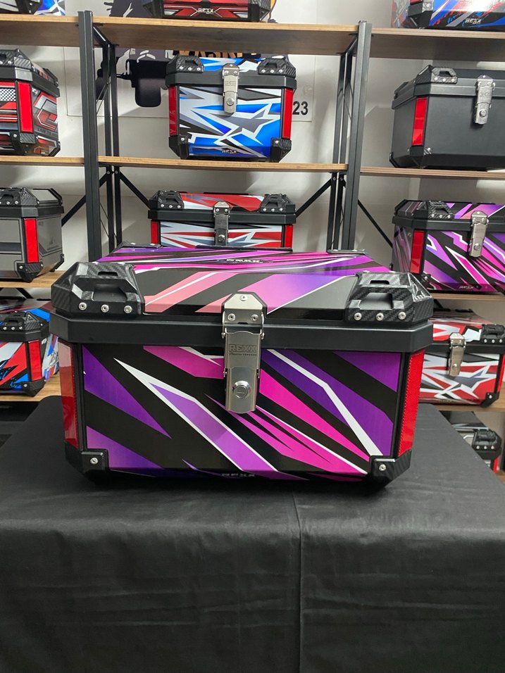 REXX MOTOSİKLET ÇANTASI PEMBE - Görsel 2