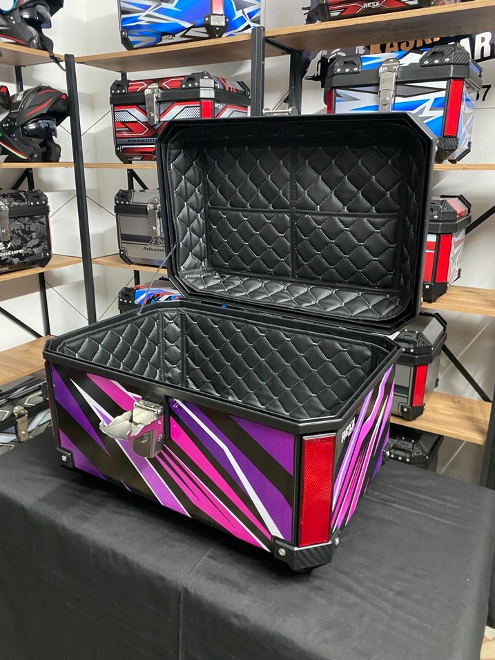 REXX MOTOSİKLET ÇANTASI PEMBE - Görsel 3