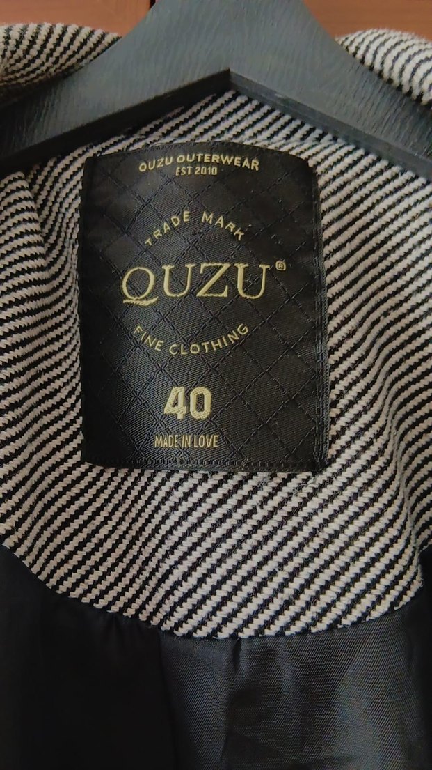 Gri Kuşaklı Uzun Kaban - Görsel 4