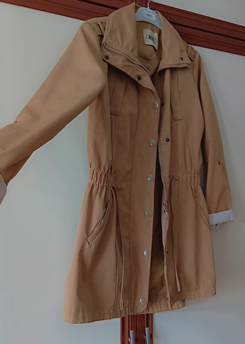 Bej yağmurluk - Görsel 3