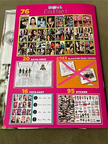  Beden Renk Blackpink dergisi