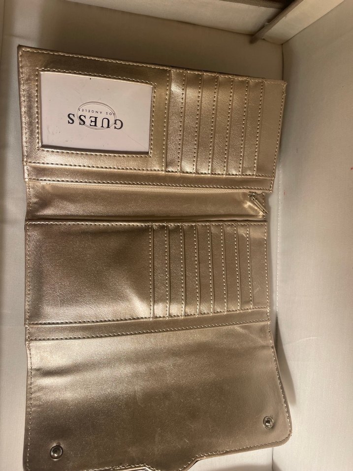 Pembe ve kahve Renkli Kadın Deri Cüzdan - Görsel 3