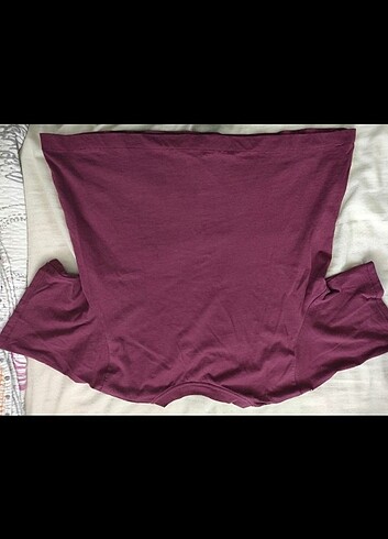 l Beden bordo Renk Addax crop t-shirt