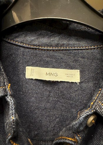 Mango Düğmeli Uzun Kollu Denim Gömlek