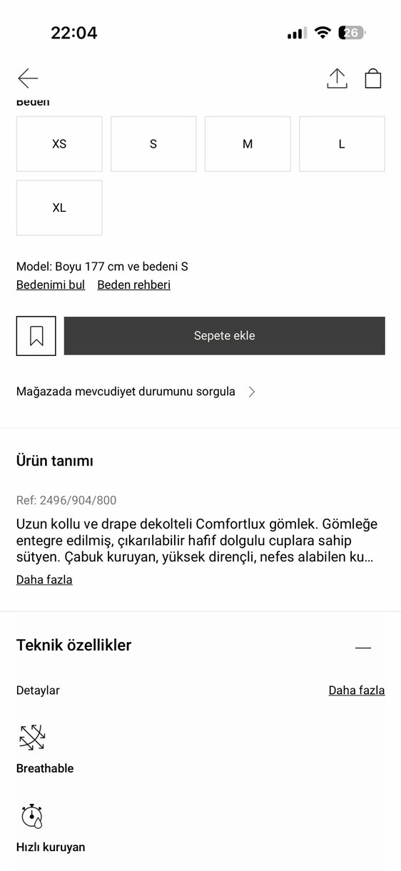 Siyah Yüksek Yakalı Uzun Kollu Crop Top - Görsel 2