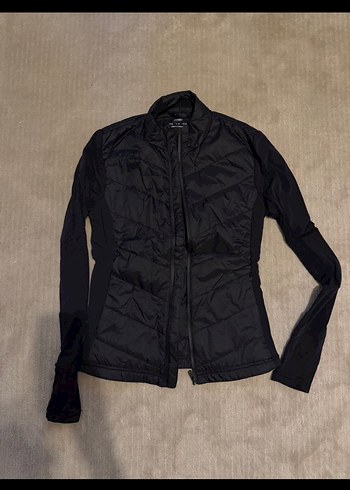 Oysho Siyah Yüksek Yakalı Uzun Kollu Spor Üst - Görsel 5