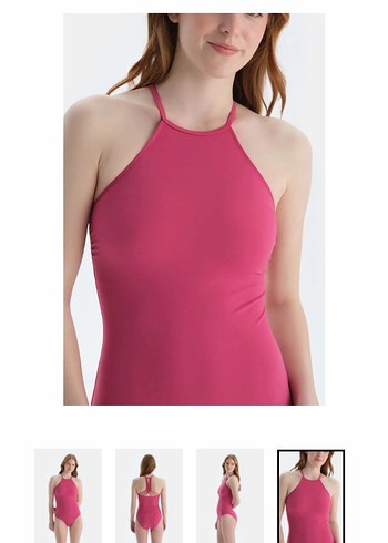 Pembe Kadın Mayo - Görsel 4