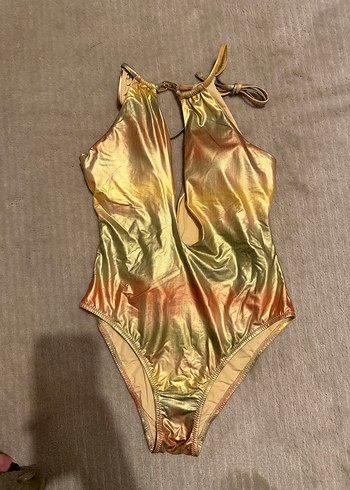 Gümüş bakır parlak renkli mayo - Görsel 5