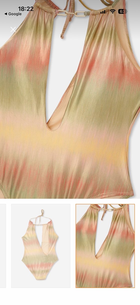 Gümüş bakır parlak renkli mayo - Görsel 3