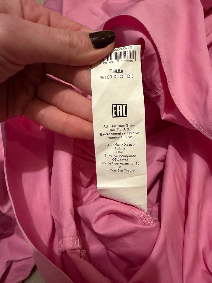 Pembe V Yaka Uzun Bohem Elbise - Görsel 5