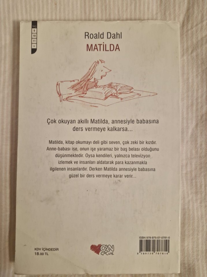 Roald Dahl - Matilda Roman - Görsel 2